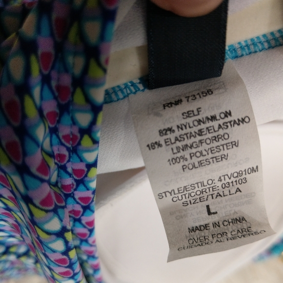 VM NWOT One Piece Halter Swimsuit Large - Picture 7 of 7